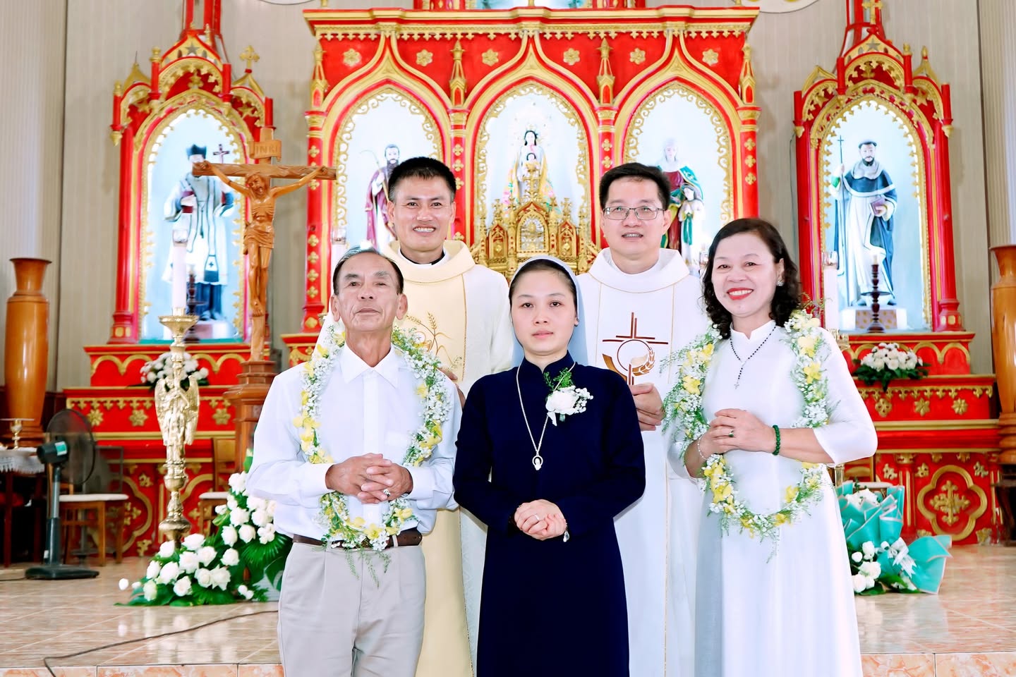 Giáo Xứ Thiết Tranh: Thánh Lễ tạ ơn nhân dịp Dì Anna Vũ Thị Lý khấn trọn đời