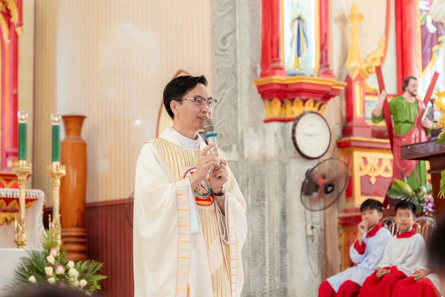 Thánh lễ thành lập Xứ Đoàn Gioan Phaolô II – Giáo Xứ Thiết Tranh Và Xứ Đoàn Piô X – Giáo Xứ An Cầu