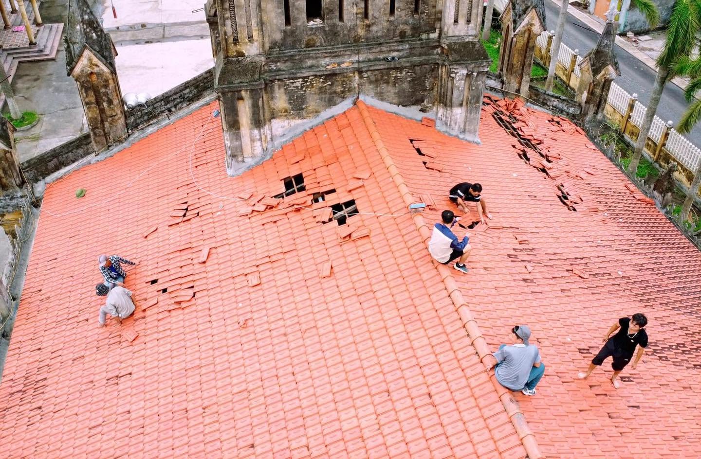 Giáo Xứ Thiết Tranh . Sau Bão Số 3 (09-09-2024)