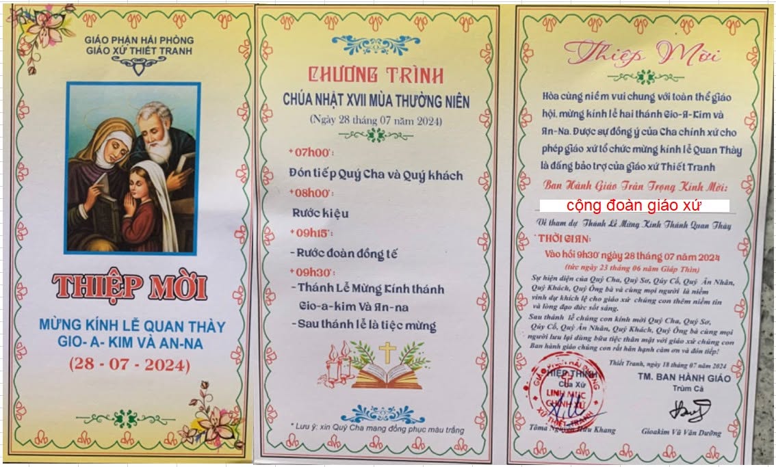 Hình ảnh sinh hoạt giáo xứ ngày 09/06/2024